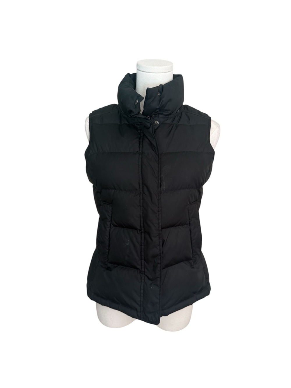 Theory Ashton Black Down Puffer Vest Size Black Quilted Puffer Vest